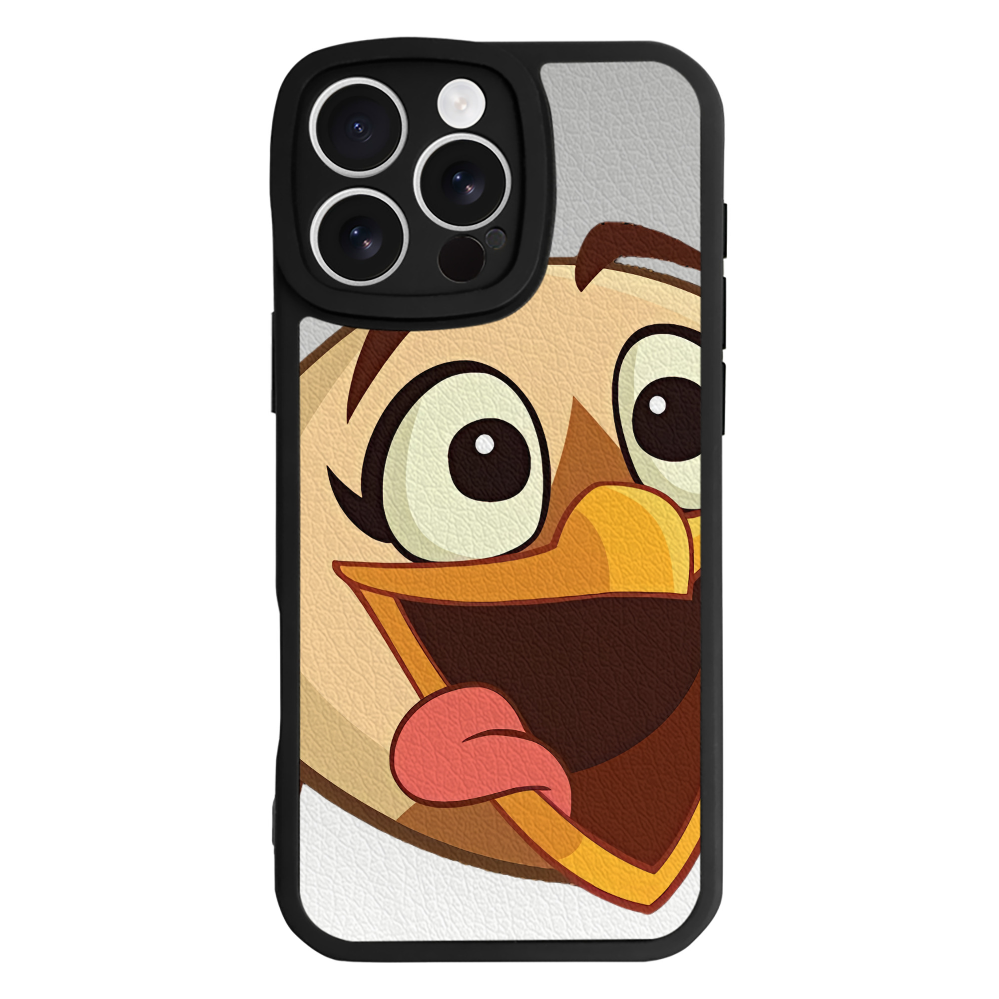 （画像用） Angry Birds アングリーバード 【iPhone 16シリーズ対応】シリコンスマホケース（レザー調） 材質：シリコン